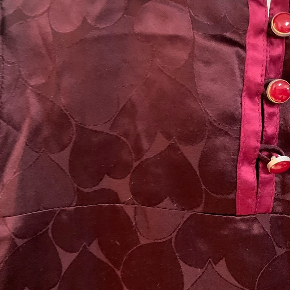 Little Marc Jacobs Heart Embroidered Silk Blouse - Picture 5 of 5